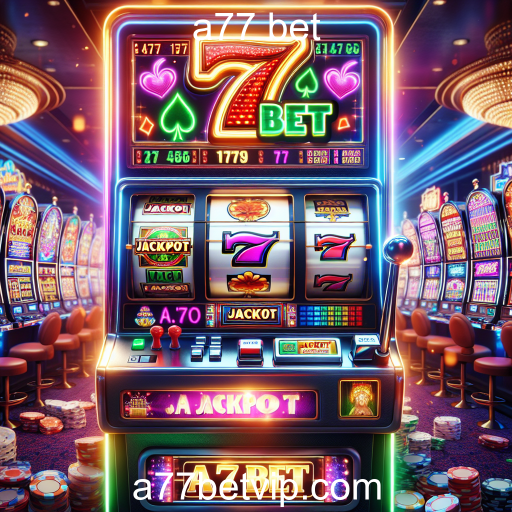 Descubra a Emoção dos Jackpots na a77 bet