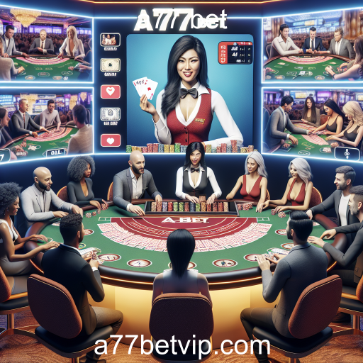 A Experiência do Cassino Ao Vivo no a77 bet